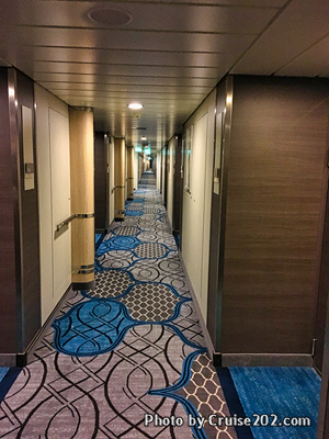 Harmony of the Seas - Long Hallway