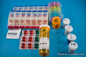 Medications for a 3-week trip