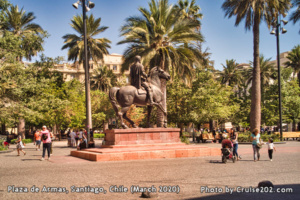 Plaza de Armas, Santiago, Chile (March 2020)